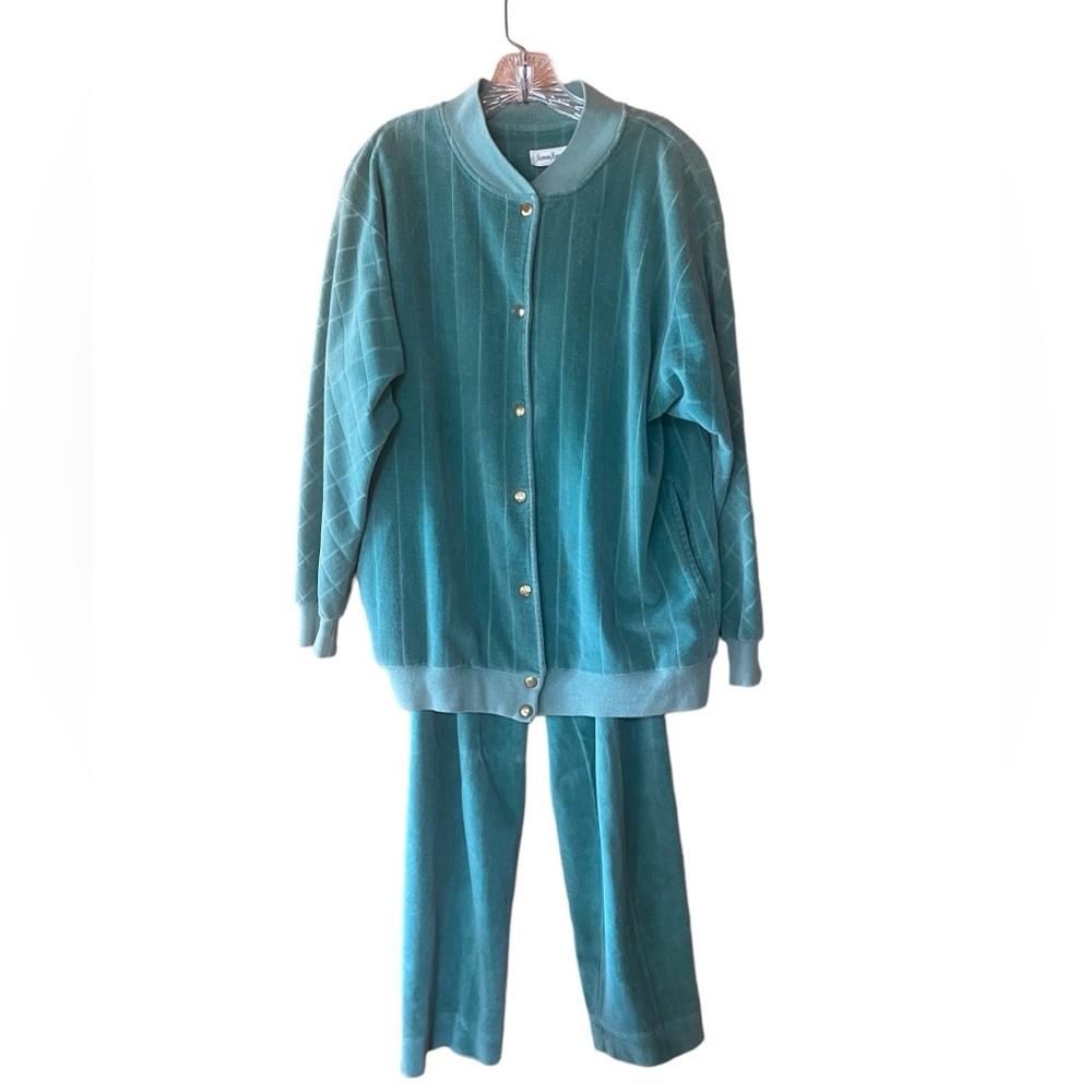Vintage Neiman Marcus Leisure Cotton‎ Blend Pant Set